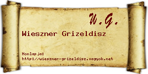 Wieszner Grizeldisz névjegykártya